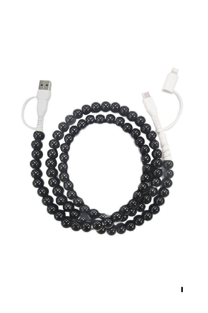 Beaded Dual Fast Charging Cable